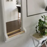 Croffit handgemaakte spiegel met afneembare houten parallettes